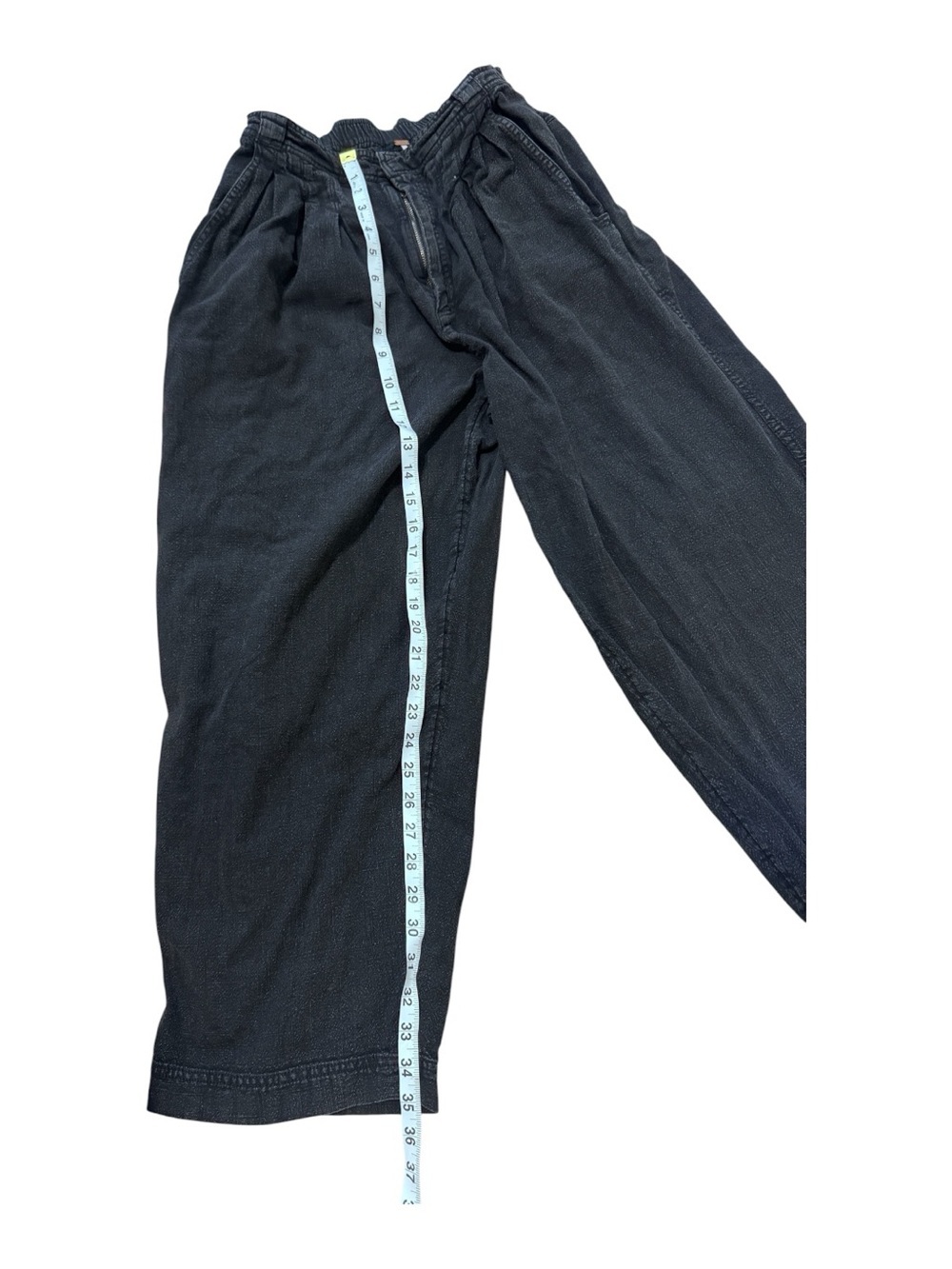 Free People Black Textured Knit Pants - Picture 4 of 8